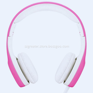 Volume limiting headphones with a Mic for kid
